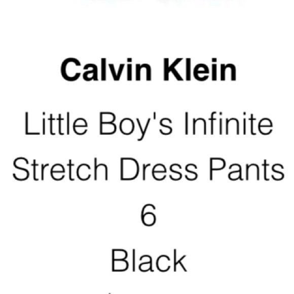 Calvin Klein Boy's Stretch Dress Pants - Picture 3 of 3